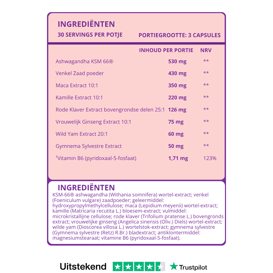 Alua™ Vrouwelijke Balans Capsules